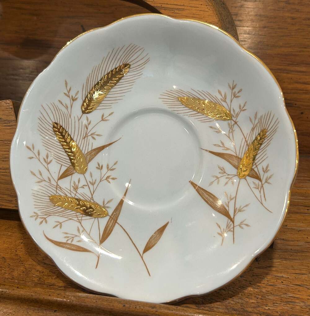 Queen Anne Golden Wheat Fine Bone China Saucer